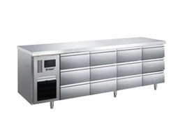 Bàn mát 12 ngăn kéo inox Kolner BN23-XD12 (Làm lạnh quạt gió) 1