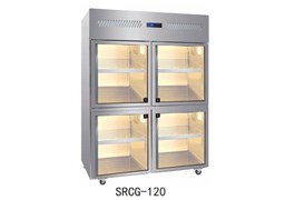 Tủ mát 4 cánh kính Hisakage SRCG-120 1