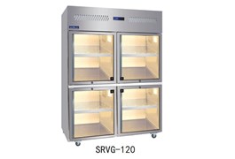 Tủ mát 4 cánh kính Hisakage SRVG-120 1