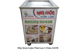 Máy kem cuộn Thái Lan chảo 42cm 1