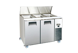 BÀN MÁT SALAD DẠNG NẰM 1,2M FUJI AIR FSR12-2 1