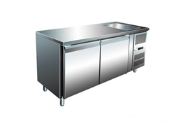 Bàn mát 2 cánh inox có bồn rửa Firscool G-GNS2100TN 1