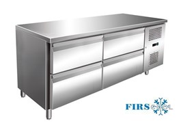 Bàn mát 4 ngăn inox Firscool GN2X2/1G-4D 1