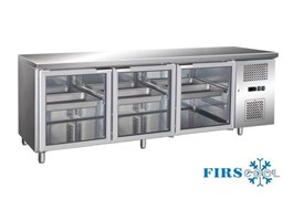 Bàn mát 3 cánh kính Firscool GN3X2/1G 1