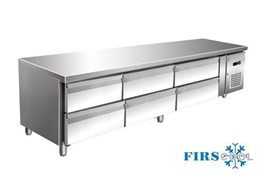 Bàn mát 6 ngăn inox Firscool G-U-GN3X2/1-6D 1