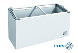Tủ đông nằm nắp kính cong xiên Firscool G-F498 OCG 1
