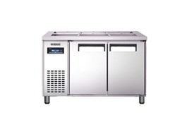 Bàn pizza 2 cánh inox Everzen UDS-12PIP 1