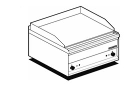 Bếp rán điện 1/2 mặt nhẵn + 1/2 mặt rãnh Lotus FTLR-2EM 1