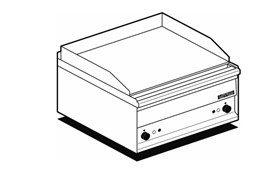 Bếp rán điện 1/2 mặt nhẵn + 1/2 mặt rãnh Lotus FTLR-2ET 1