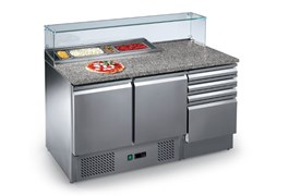 Bàn Pizza tĩnh lạnh có 2 cửa Lotus PKE1400V 1