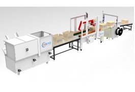 Dây chuyền đóng gói tự động cấp mở, dán và đóng đai thùng Carton 1