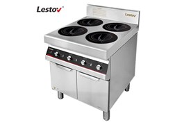 Bếp từ công nghiệp 4 đầu đốt có núm vặn Lestov LT-B300IV-B105 1