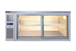 Tủ mát treo tường cửa trượt 2 cánh kính Hisakage CW-180 1