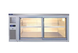 Tủ mát treo tường cửa trượt 2 cánh kính Hisakage CW-120 1