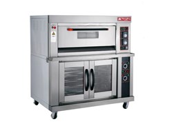 Lò nướng 1 tầng 2 khay dùng gas có ủ bột Hongling HLY-102EP 1