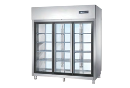 Tủ Trưng Bày Đứng Có Cửa Kính Hai Mặt Coolmes S1.6G6-STP 1