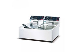 Bếp chiên nhúng điện 2 ngăn Kolner DF-8L-2 1