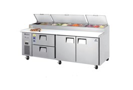 Bàn pizza 2 cánh 2 ngăn kéo Everest B240PS-22RRRS-E 1