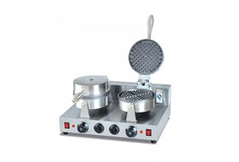 Máy làm bánh waffle hai đầu Kolner UWB-2 1