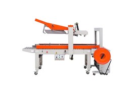 Tổ hợp máy dán thùng carton kết hợp đai dây liên tục (FXJ-5050AZ+DBA-200) 1