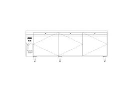 Bàn lạnh 3 cửa 2 chế độ Williams Emerald E3R(J) (điều khiển từ xa) 1