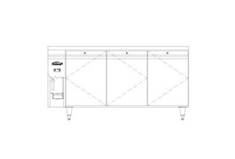 Bàn lạnh 3 cửa 3 chế độ Williams Opal O3R(J) (điều khiển từ xa) 1