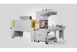 Máy đóng gói co màng dạng sleeve (ống) tự động, kiểu giá đỡ đáy ST-6030A + SM-6040 1