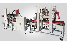 Máy hàn kín mặt bích gấp góc tự động hoàn toàn EXC-308A hai cột + EXC-312A 1