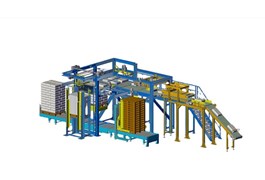 Dây chuyền quấn màng pallet tự động YUPA-2100-L 1