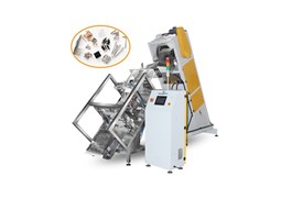 Máy đóng gói ống PVC với bộ nạp rung YUPA-240C 1