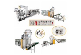 Dây chuyền đóng gói với hai bộ đếm và bộ nạp rung YUPA-420C 1