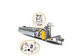 Máy đóng gói với 10 khay nạp rung YUPA-420C 1