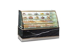 Tủ trưng bày bánh kính cong Kinco A4 1