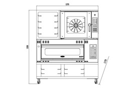 Lò nướng kết hợp Bresso HBDO-2015 1