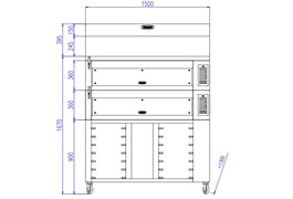 Lò nướng bánh Bresso HBWO-3002-ZS2 1