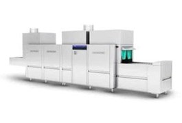 Máy rửa khay công nghiệp băng chuyền có chức năng sấy Hasonic HDF-2003SW 1
