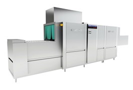 Máy rửa khay công nghiệp băng chuyền có chức năng sấy Hasonic HDF-561GDEW 1