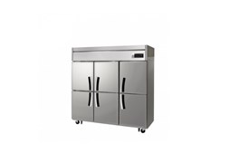 Tủ đông mát đứng 6 cánh inox dung tích 1.700 lít Fujee 1