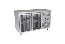 Bàn mát 2 cánh kính Kistem KIS-XFT13RG quạt gió 1