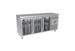 Bàn mát 3 cánh kính Kistem KIS-XFT17RG quạt gió 1