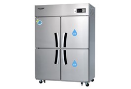 Tủ đông mát inox 4 cánh Lassele LS-1044HRF (quạt gió) 1