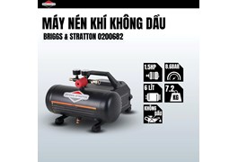 Máy nén khí không dầu 6L BRIGGS & STRATTON 0200682 1
