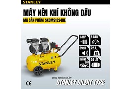 Máy nén khí không dầu 24L Stanley SXCMS1324HE 1