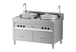 Bếp luộc mì đa năng công nghiệp CHINENG CN-8146-STL-D50×2-12 1