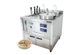 Nồi nấu phở đôi & máy nhúng phở mì tự động OKASU NS-JZML-3G-H30-30 1