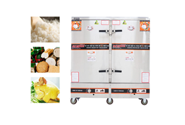 Tủ nấu cơm 24 khay dùng gas OKASU NS-THVNG24K304 1