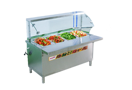 Tủ hâm nóng thức ăn kính cong OKASU KC-2100  1
