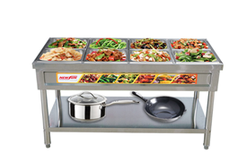 Bàn hâm nóng thức ăn có chân OKASU NS-BHN-CC 1