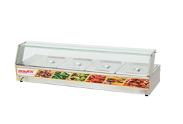 Bàn hâm nóng thức ăn có kính OKASU HBM-4D 1