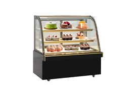 Tủ bánh kem 3 tầng 1m2 kính cong M750A  1